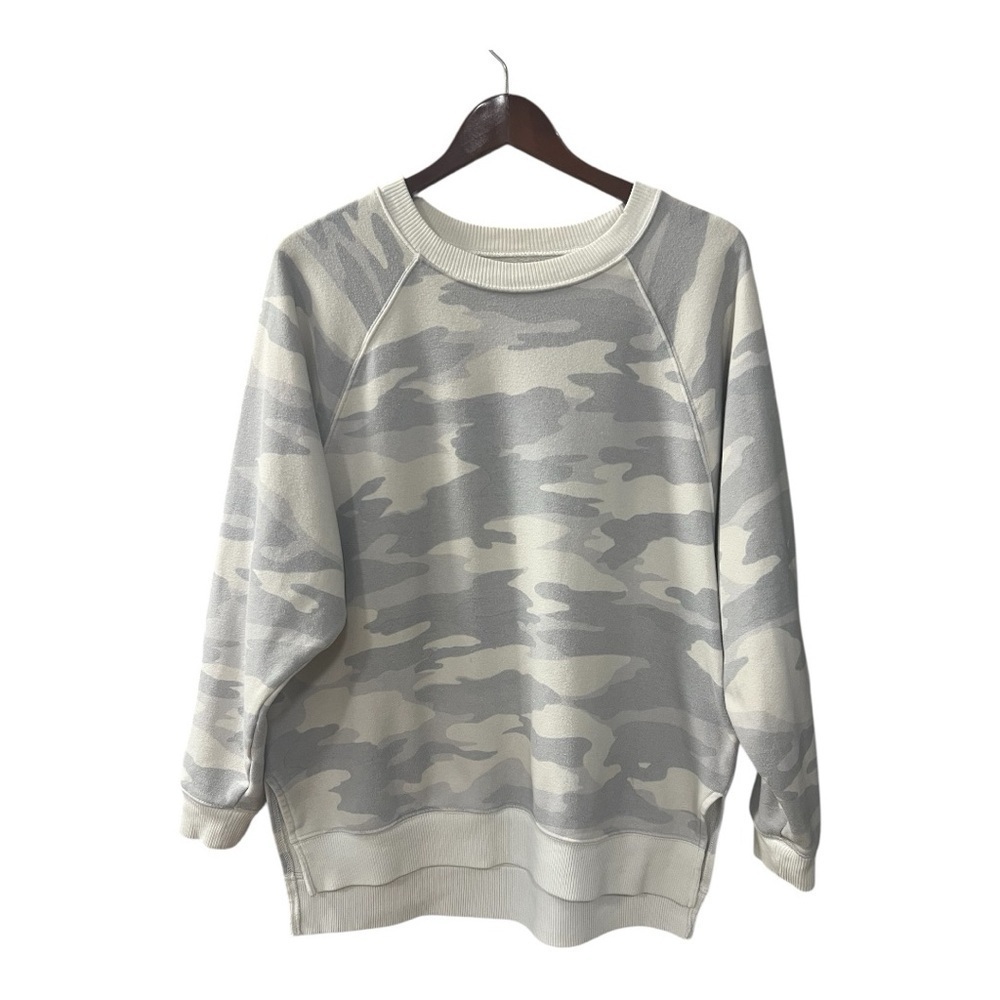 American Eagle Jegging Fit White & Gray Camouflage Sweatshirt Size S Women